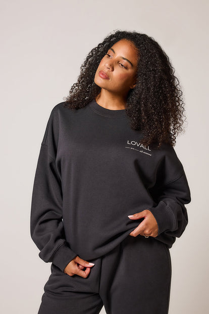 ALL SZN Übergröße Bio-Sweatshirt Curvy Style 3 - Shadow