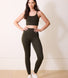 24/7 Revitalise 7/8 High-Waisted Leggings Kurve - Tief-Olive