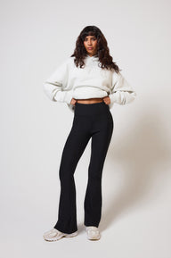Schlaghose Leggings Winter Curvy - Black