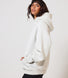 Schwergewicht Übergrößes Hoodie Curvy - Light Grey Marl