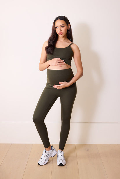 24/7 Revitalise Umstandsleggings - Deep Olive