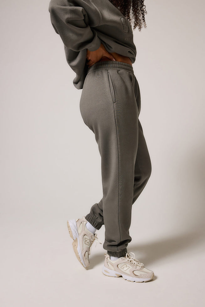 ALL SZN Bio-Jogger mit Bündchen - Slate Green