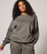 ALL SZN Übergröße Bio-Sweatshirt Style 4 - Schiefergrün