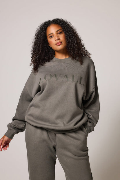 ALL SZN Übergröße Bio-Sweatshirt Style 4 - Slate Green