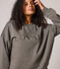 ALL SZN Übergröße Bio-Sweatshirt Style 4 - Schiefergrün