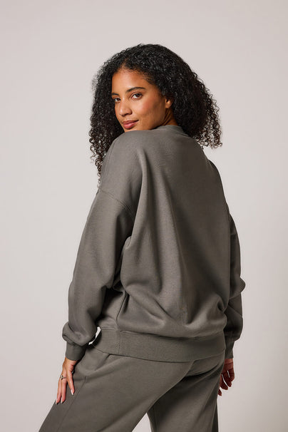 ALL SZN Übergröße Bio-Sweatshirt Curvy Style 4 - Slate Green