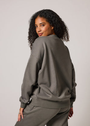 ALL SZN Übergröße Bio-Sweatshirt Style 4 - Schiefergrün