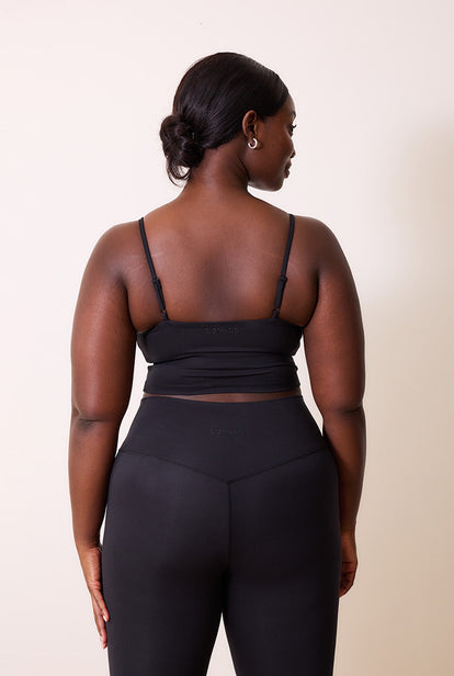 24/7 Revitalise 7/8 High Waisted Leggings Curvy - Midnight Black