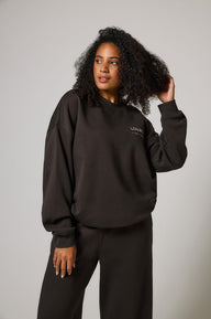 ALL SZN Übergröße Bio-Sweatshirt Style 3 - Black Coffee
