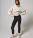 Schwergewicht Übergrößes Hoodie Curvy - Ecru