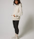 Schwergewicht Übergrößes Hoodie Curvy - Ecru