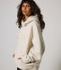 Schwergewicht Übergrößes Hoodie Curvy - Ecru