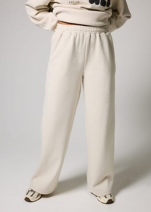 ALL SZN Bio-Jogger mit weitem Bein - Ecru