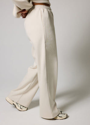 ALL SZN Bio-Jogger mit weitem Bein - Ecru