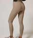 Gerippte Leggings - Stein