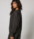 Luxus Lounge Sweatshirt Curvy - Black Coffee