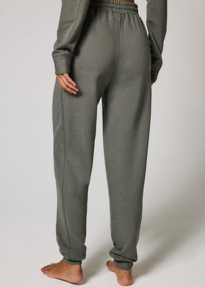 Luxus Lounge Jogginghose - Slate Green