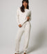 Luxus Lounge Jogginghose - Vanilla Marl