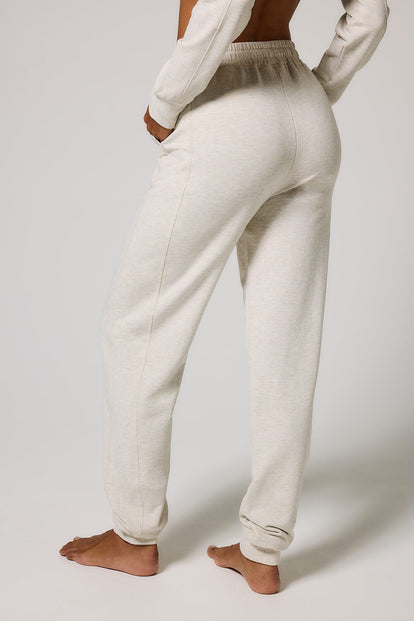 Luxus Lounge Jogginghose - Vanilla Marl