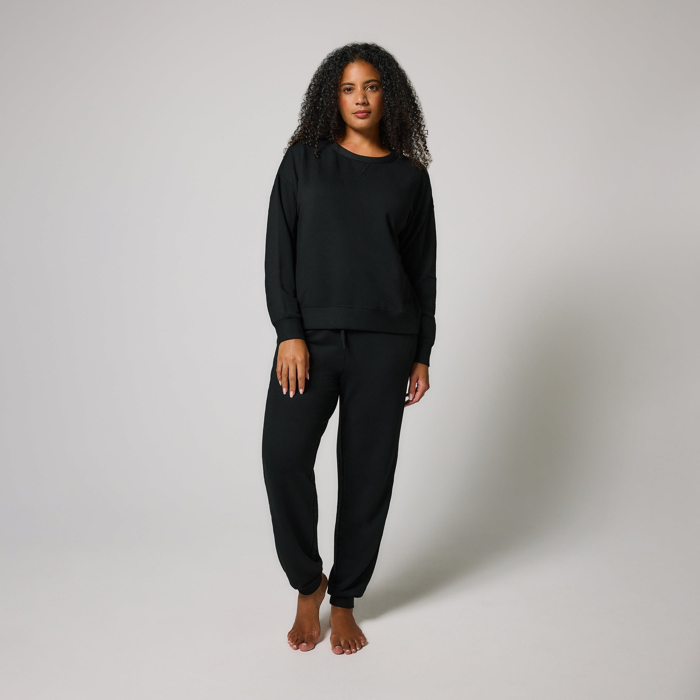 Luxus Lounge Jogginghose - Schwarze