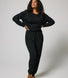Luxus Lounge Jogginghose - Schwarze