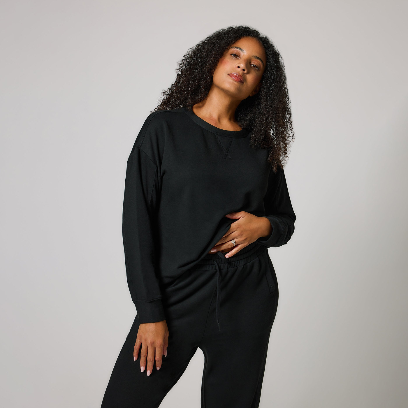 Luxus Lounge Jogginghose - Schwarze