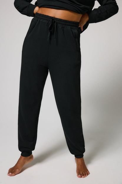 Luxus Lounge Jogginghose - Black