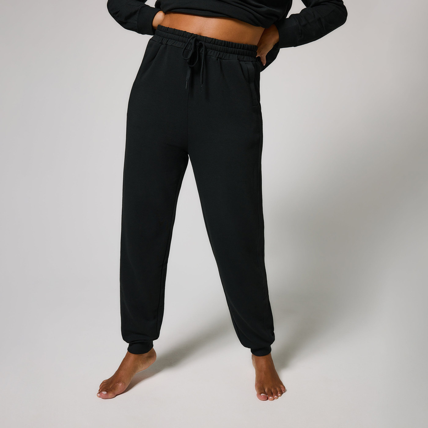Luxus Lounge Jogginghose - Schwarze