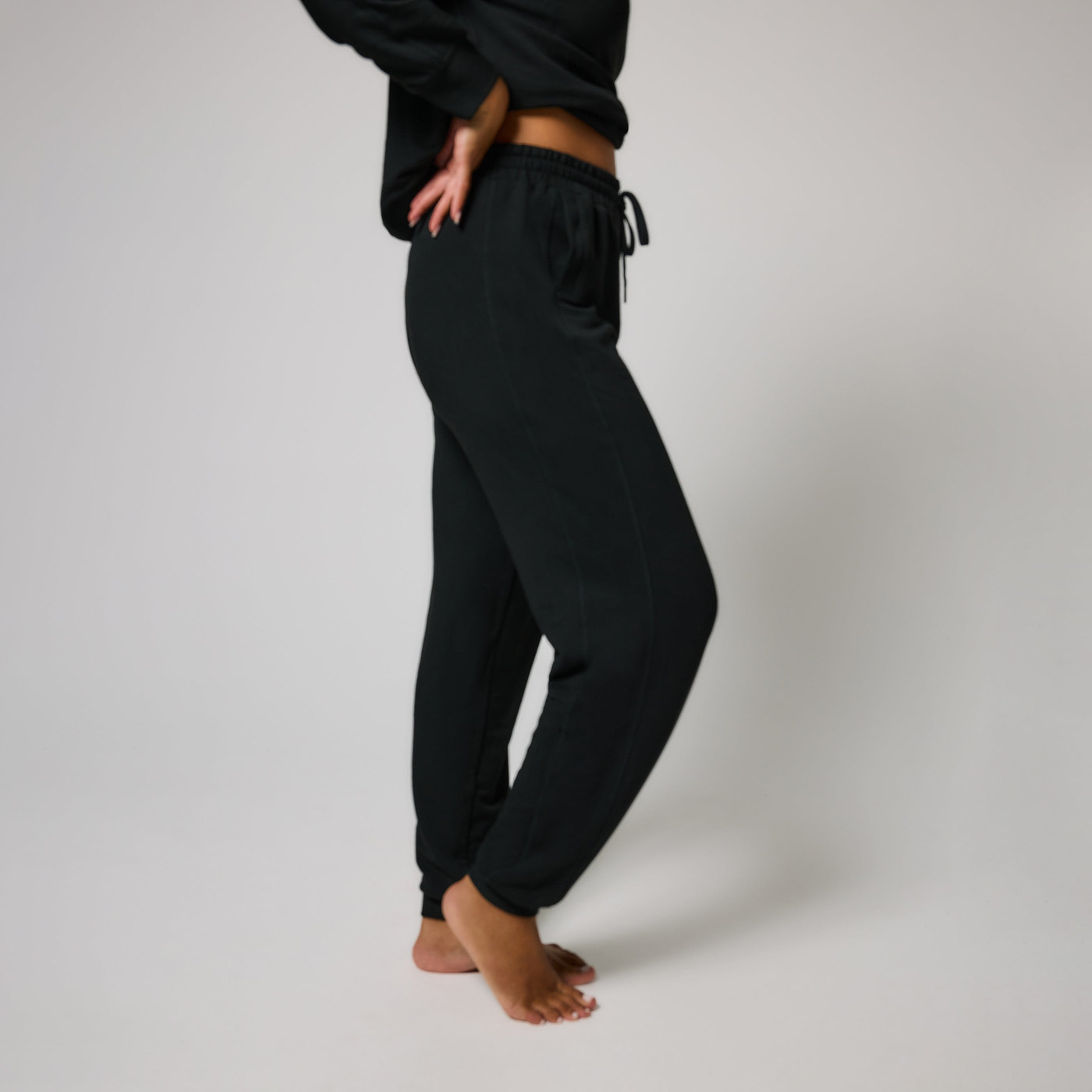 Luxus Lounge Jogginghose - Schwarze