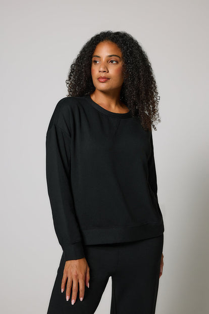 Luxus Lounge Sweatshirt - Black