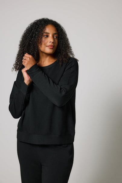 Luxus Lounge Sweatshirt - Black