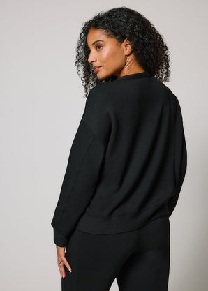 Luxus Lounge Sweatshirt - Black