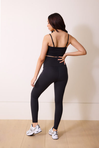 24/7 Revitalise Schlaghose Umstandsleggings - Midnight Black