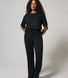 Soft Touch Lounge Set Mit Weitem Bein - Schwarze