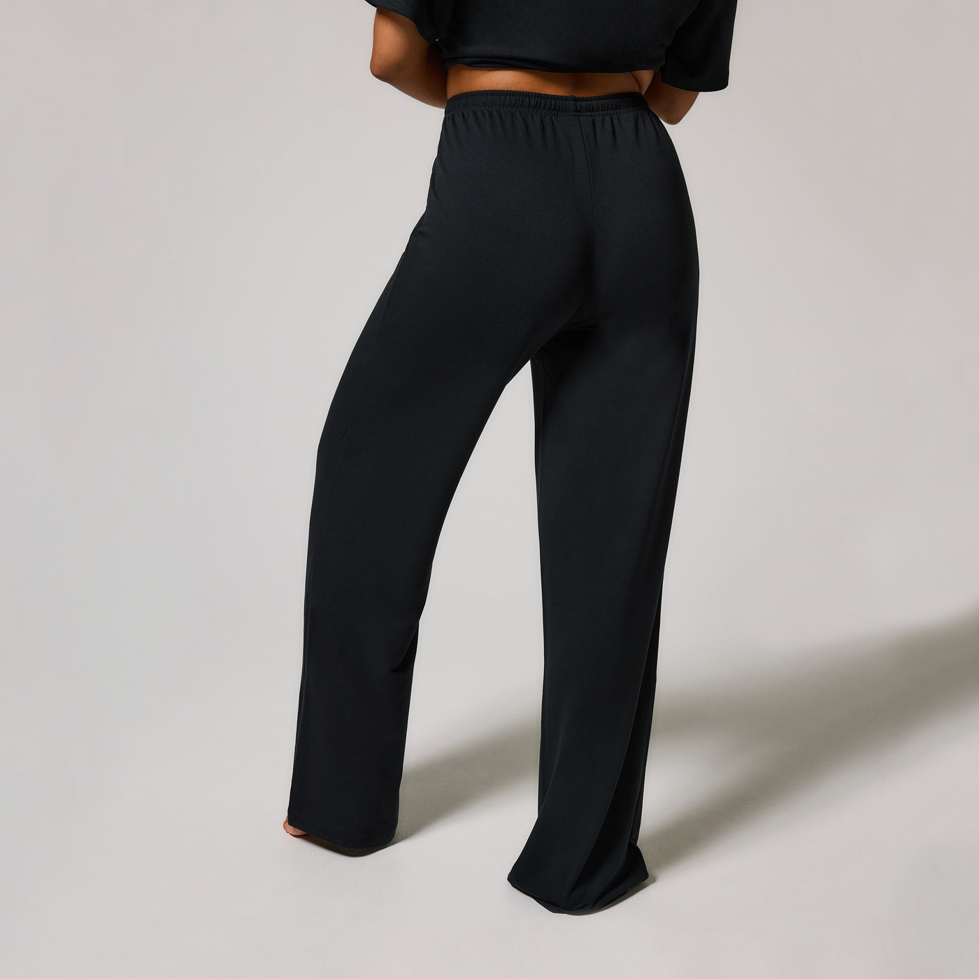 Soft Touch Lounge Set Mit Weitem Bein - Schwarze