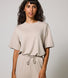 Soft Touch Lounge Set Mit Weitem Bein - Oatmeal Beige