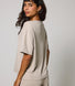 Soft Touch Lounge Set Mit Weitem Bein - Oatmeal Beige