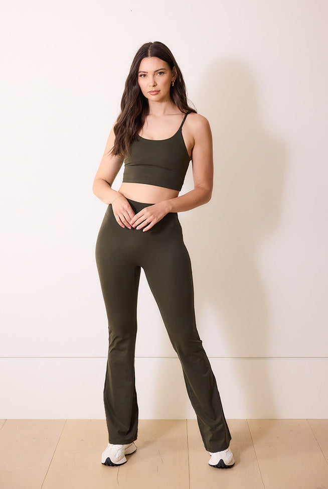 24/7 Revitalise Schlaghose Leggings - Deep Olive