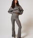 Schlaghose Leggings Winter Curvy - Slate Green