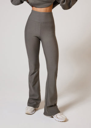 Schlaghose Leggings Winter Curvy - Slate Green
