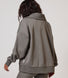 ALL SZN Übergröße 1/4 Zip Bio-Sweatshirt Curvy - Slate Green