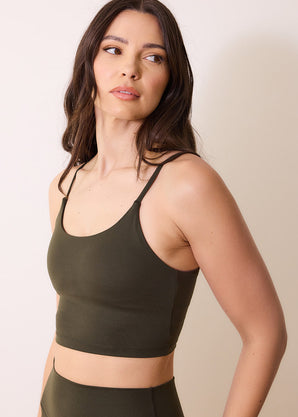 24/7 Revitalise Sport Bh Curvy - Deep Olive