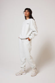 ALL SZN Bio-Jogger mit Bündchen - Light Grey Marl