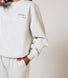 ALL SZN Übergröße Bio-Sweatshirt Style 3 - Light Grey Marl