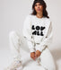 ALL SZN Übergröße Bio-Sweatshirt Style 1 - Light Grey Marl