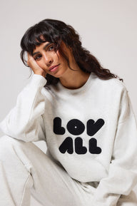 ALL SZN Übergröße Bio-Sweatshirt Style 1 - Light Grey Marl