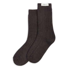 Gestrickte Socken - Schwarzer Kaffee