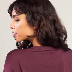 Luxe Lounge Sweatshirt – Dark Cherry