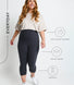 Everyday Cropped Umstandsleggings - Odyssey Grey