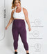 Focus Cropped Umstandsleggings Sport - Mulberry Plum